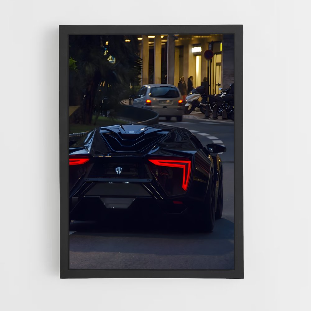 Poster Lykan Hypersport éclatant – affiche W Motors (vue 2)
